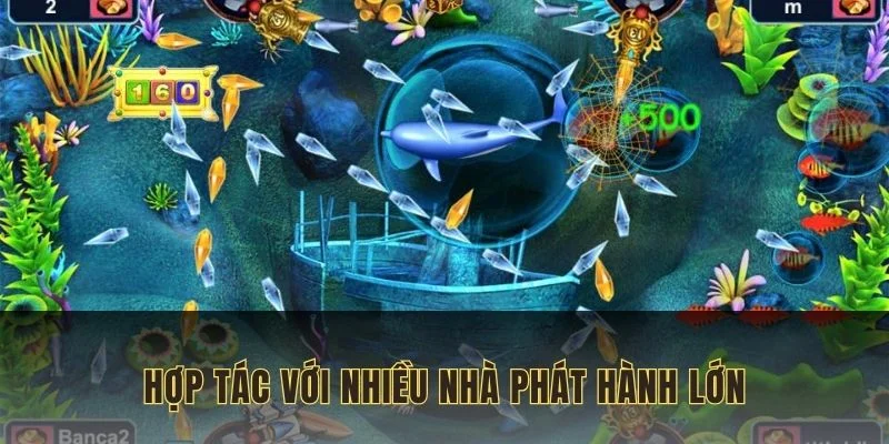 Hợp tác với nhiều nhà phát hành lớn trên thị trường